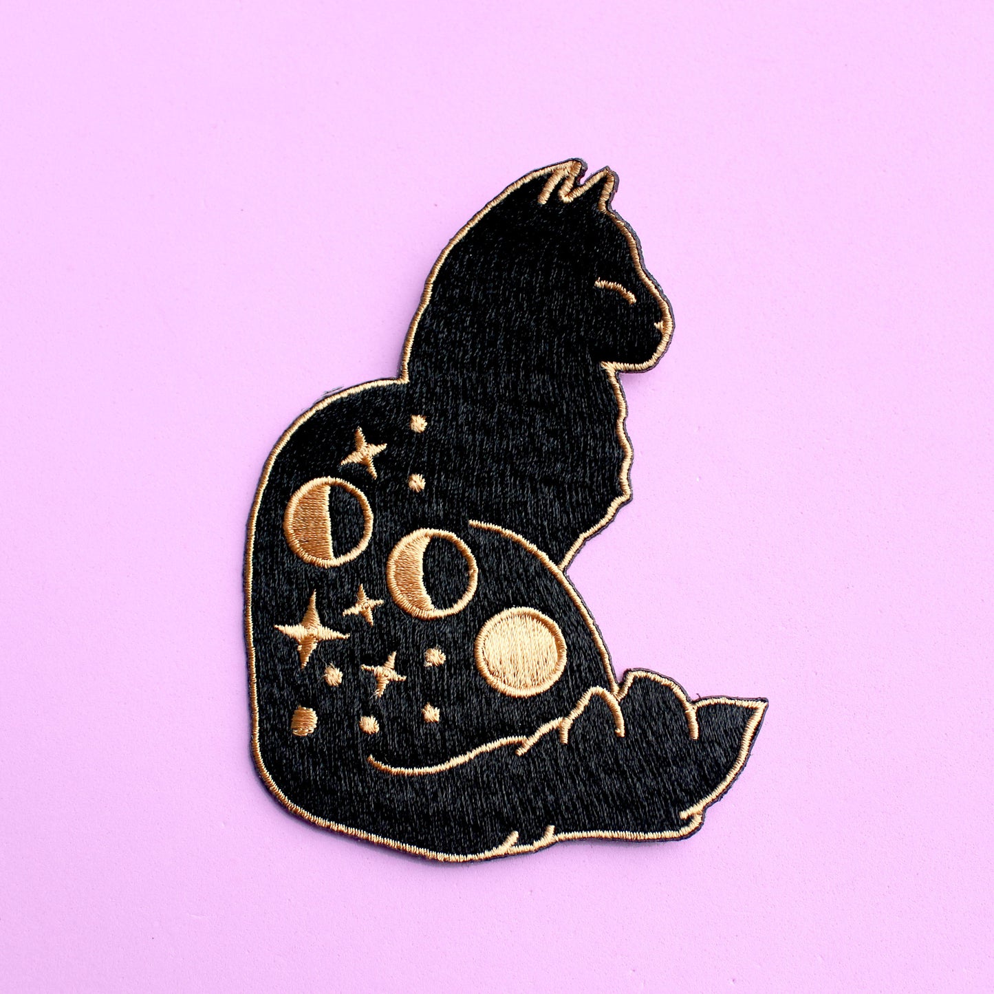 Celestial Cat Iron-on Patch