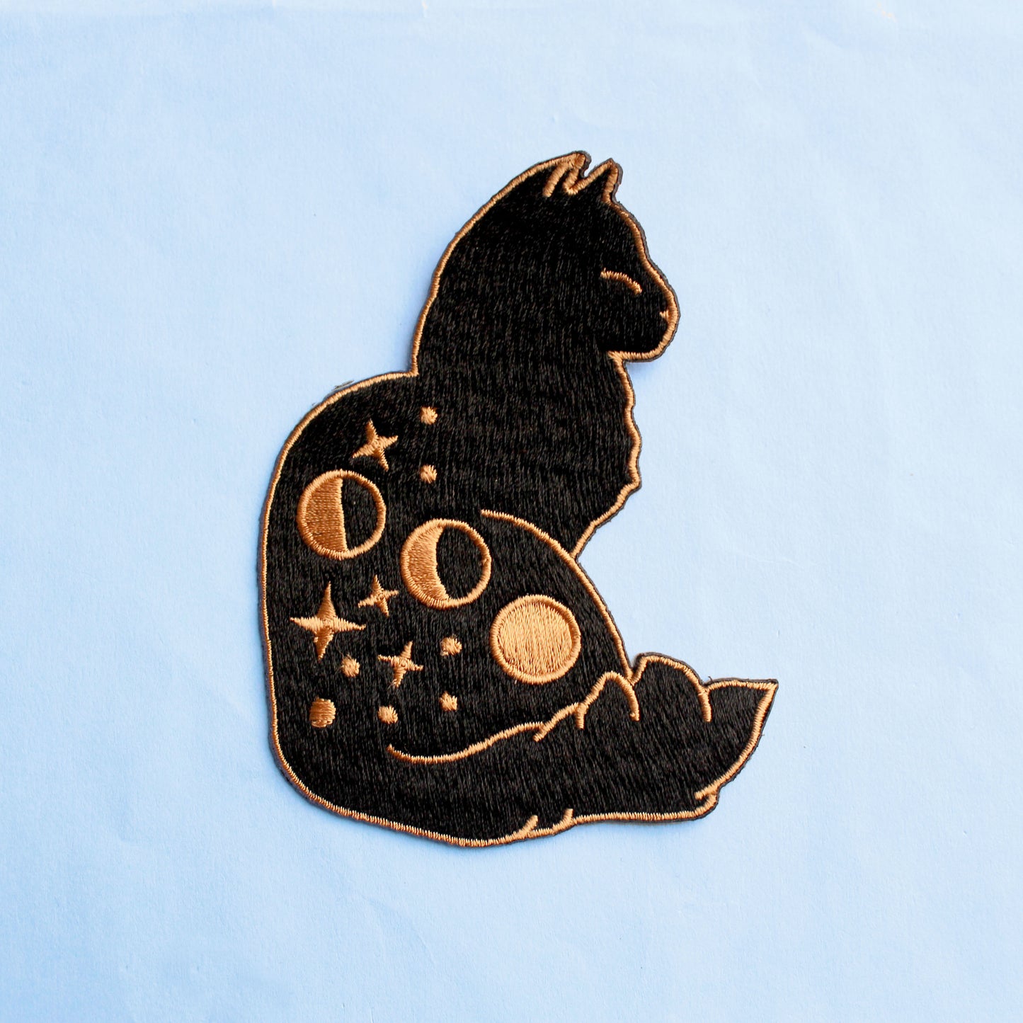 Celestial Cat Iron-on Patch