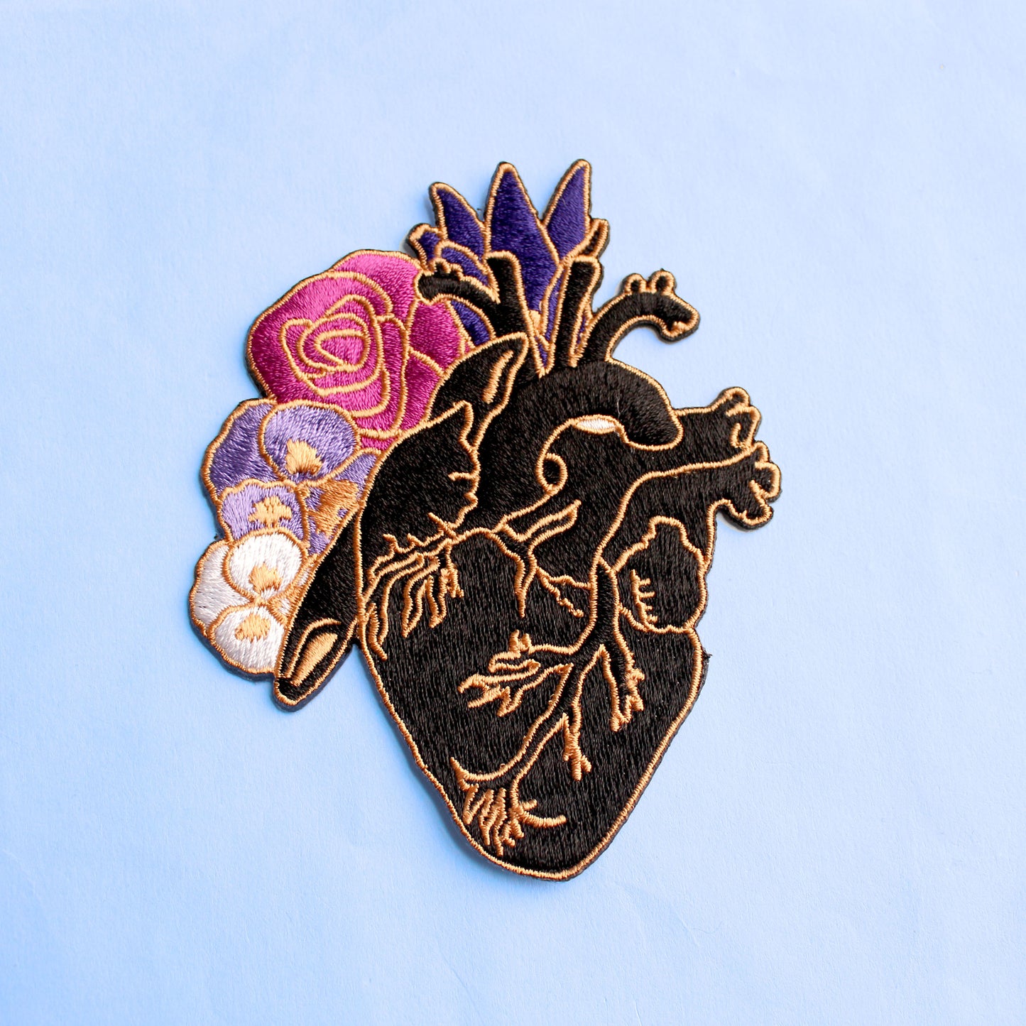 Anatomical Heart Iron-on patch