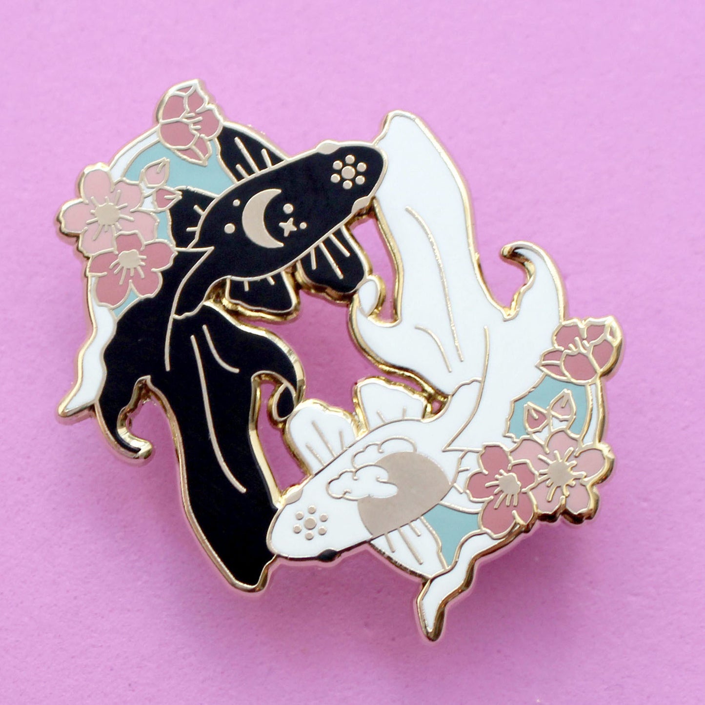 Fish enamel pin