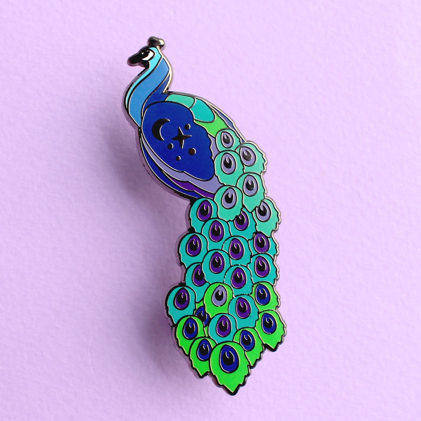 Peacock Enamel Pin