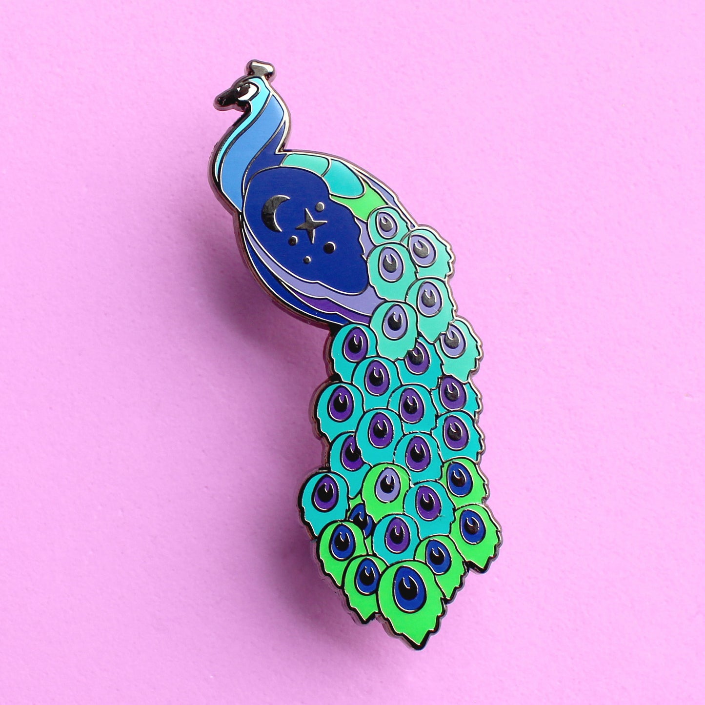 Peacock Enamel Pin