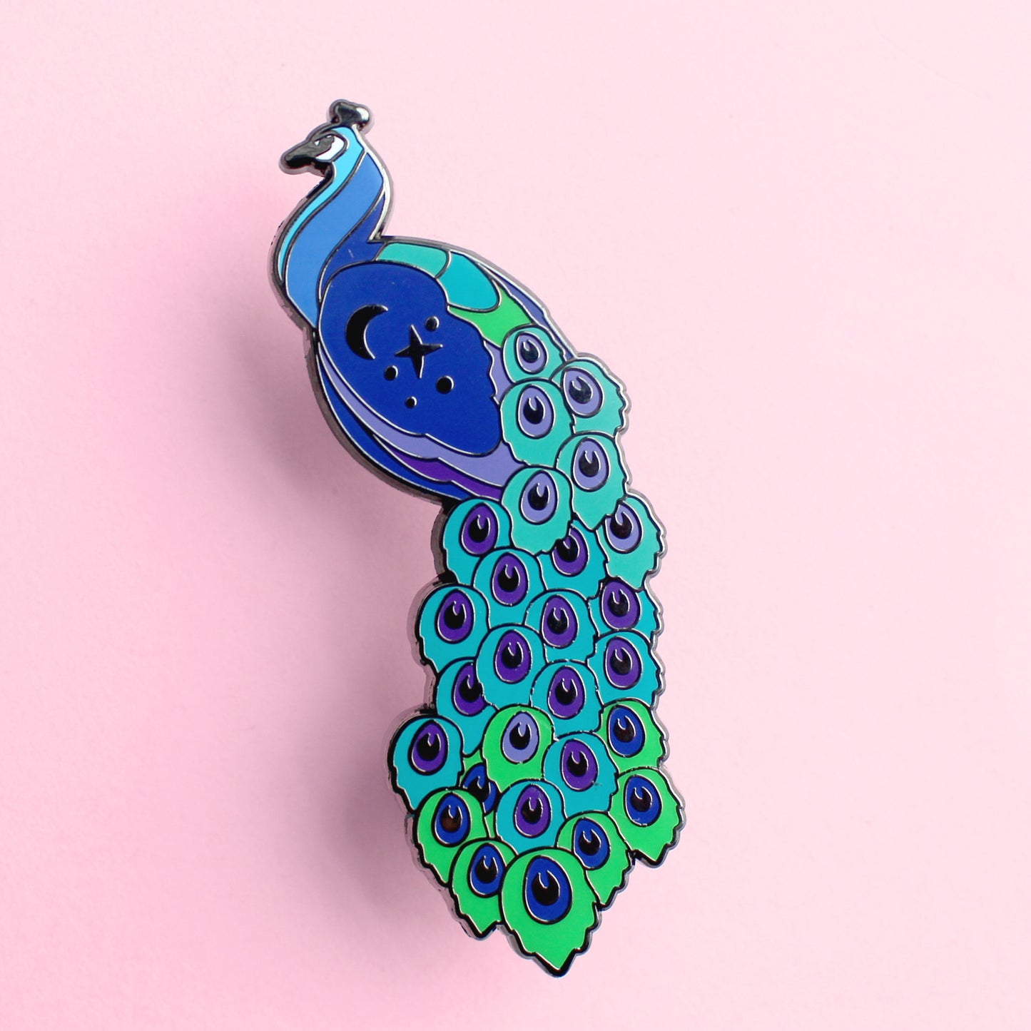 Peacock Enamel Pin