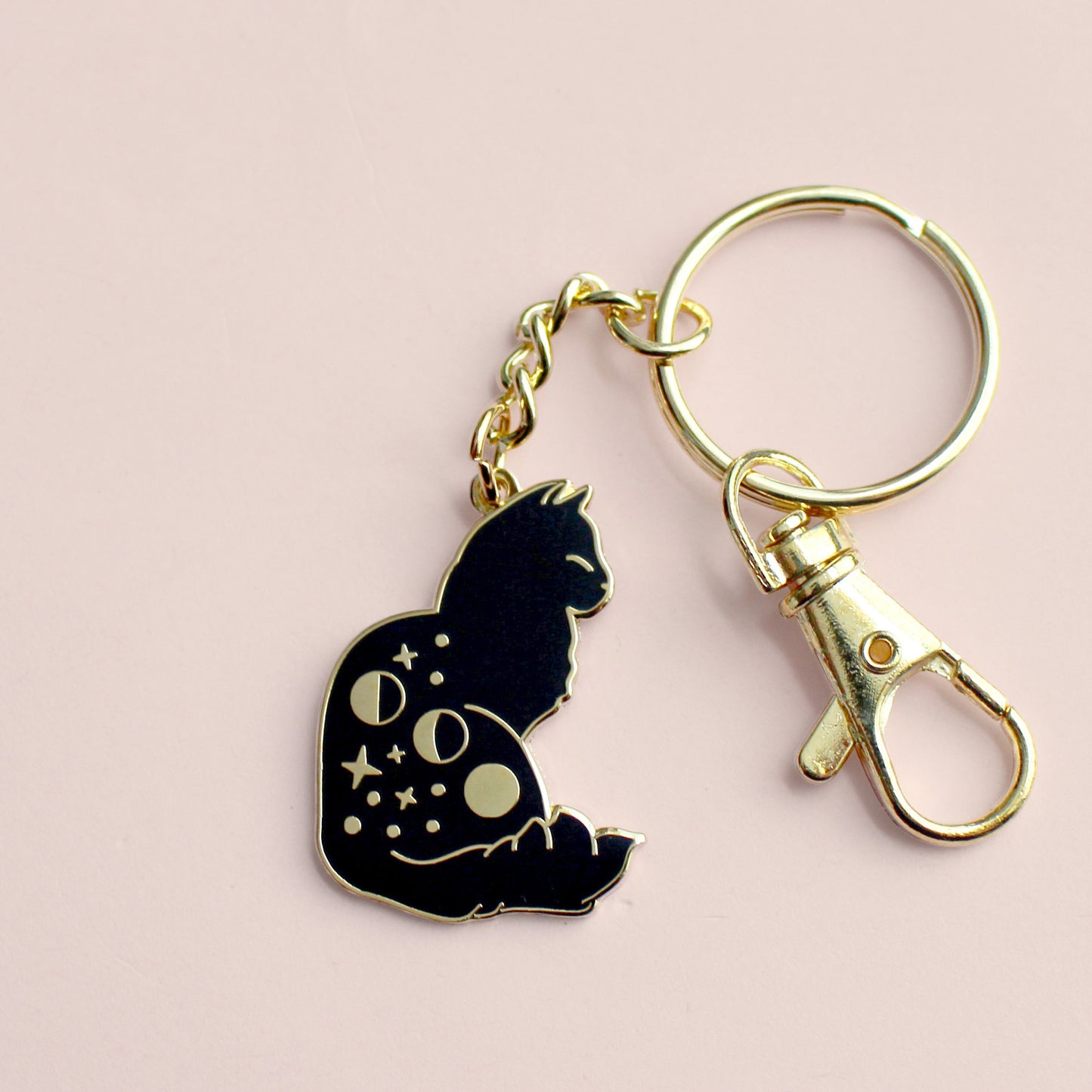 Celestial Cat Keychain