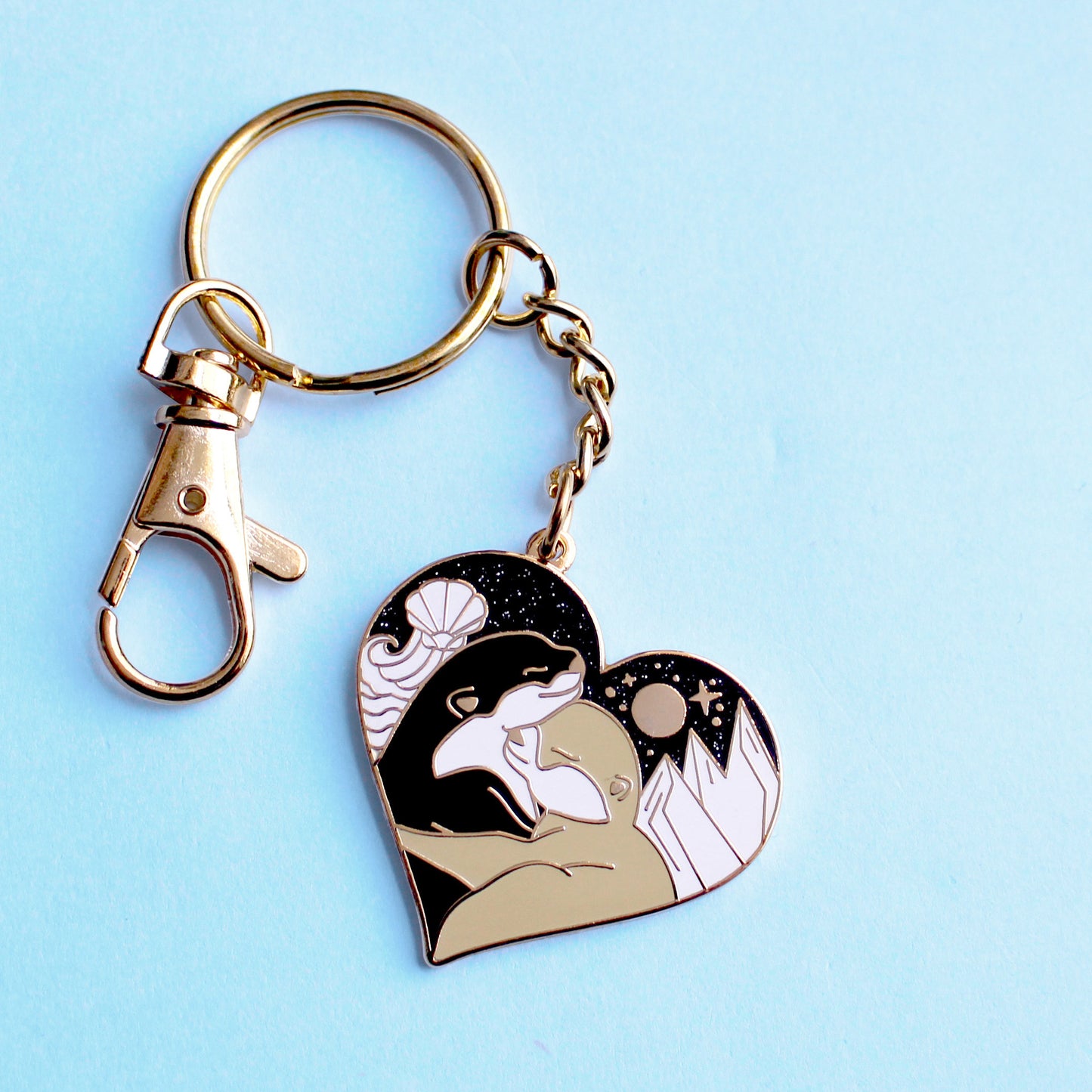 Otters Keychain