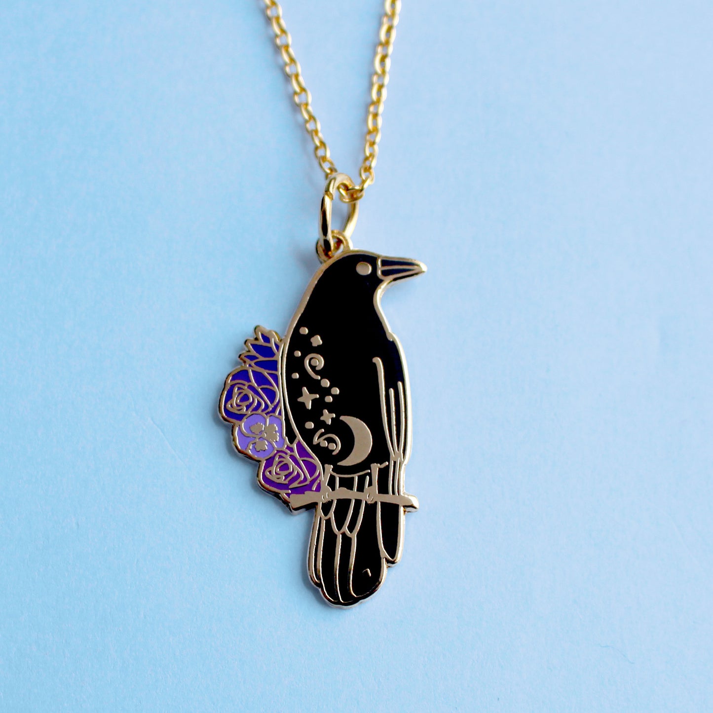 Crow necklace