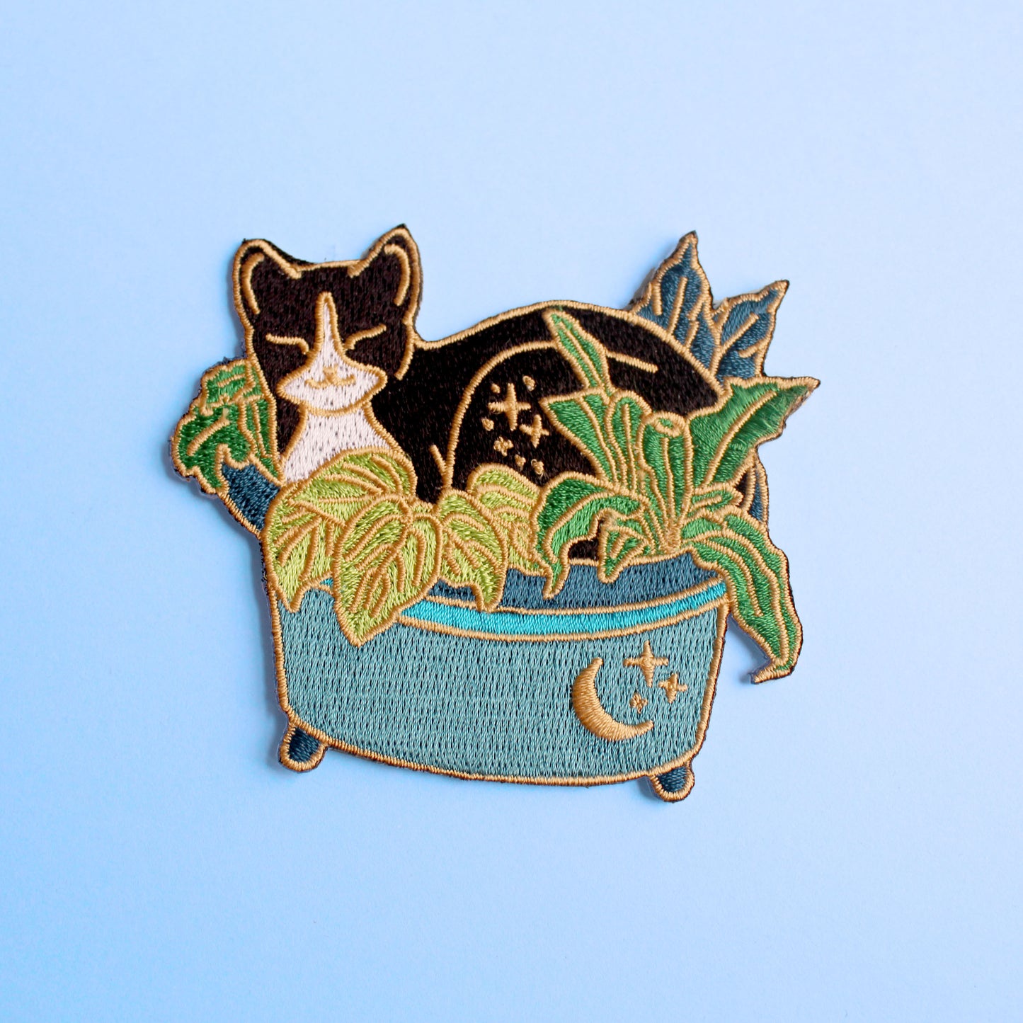 Plant Cat Iron-on Patch