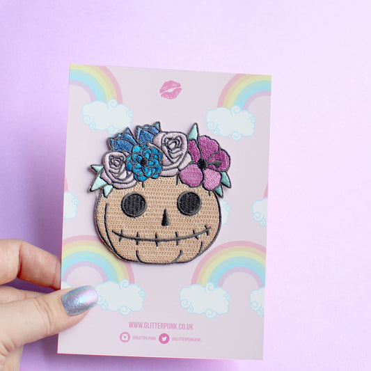 Cute Pumpkin Iron-on Patch