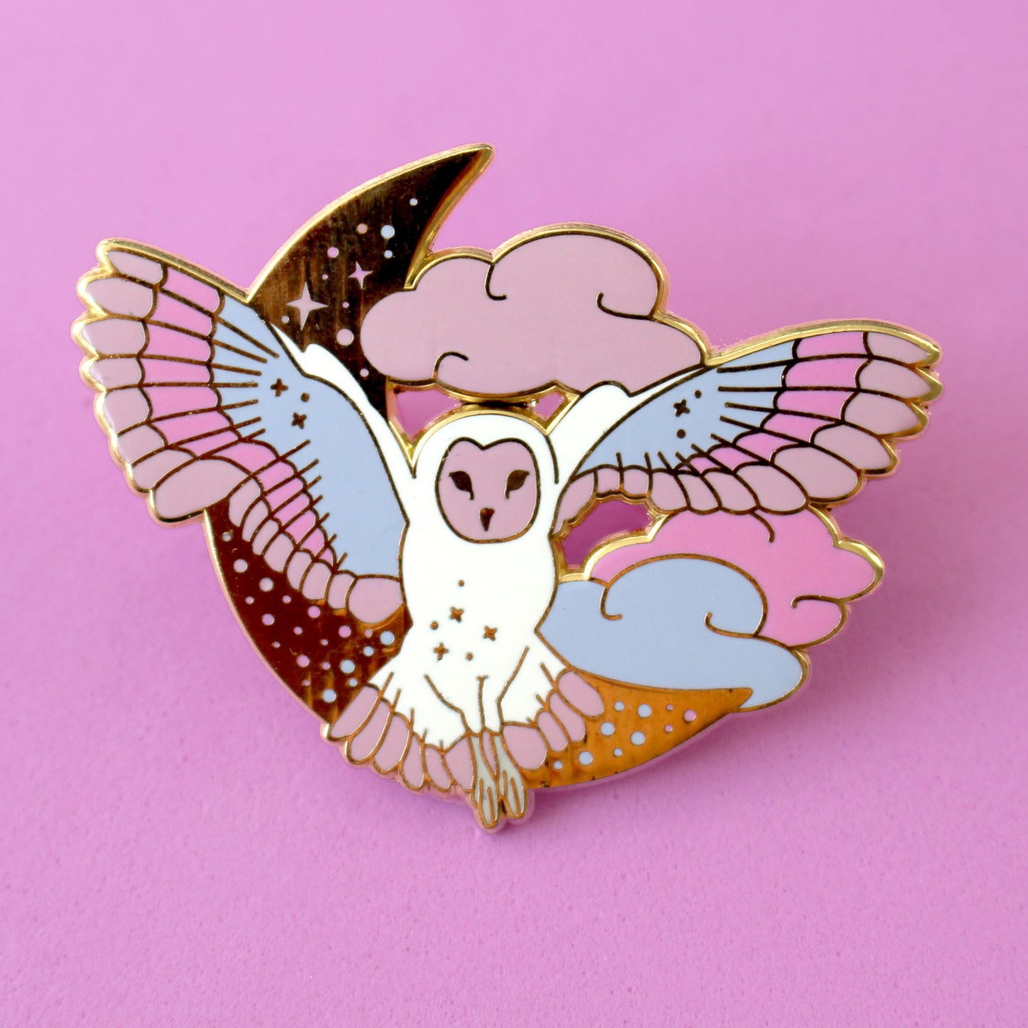 The Midnight Owl enamel pin