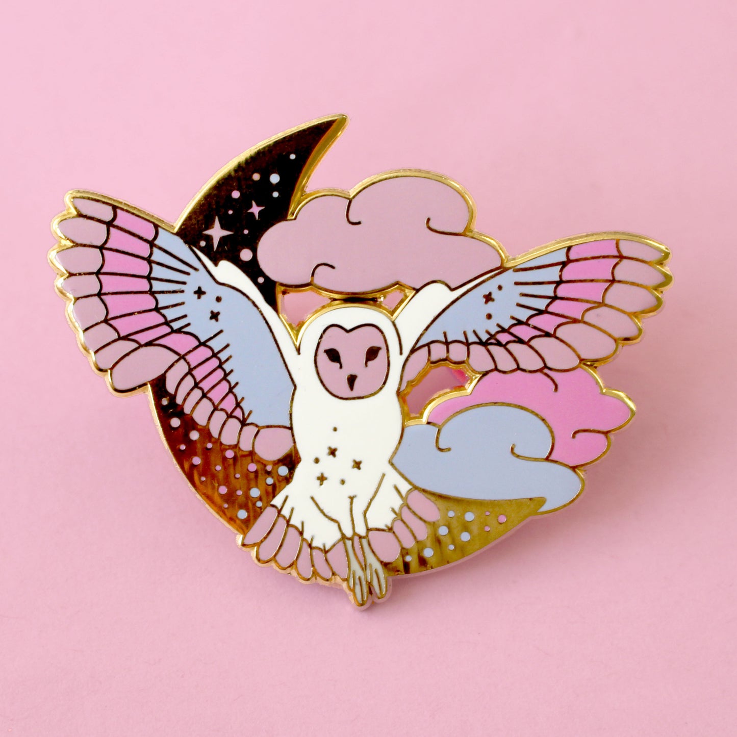The Midnight Owl enamel pin
