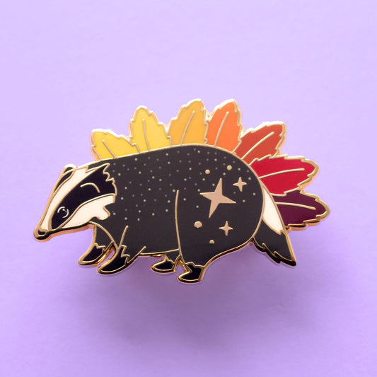 Badger Enamel Pin – Autumn Fall Collection