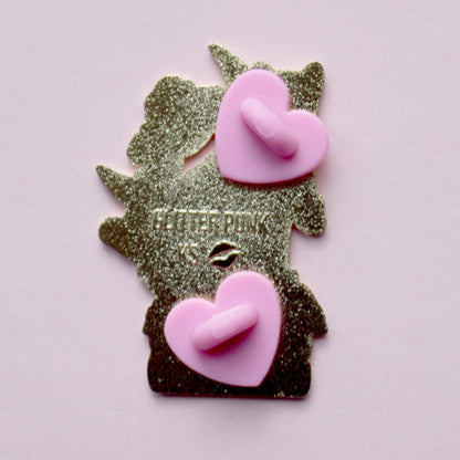 I’d Rather be Reading Cat Enamel Pin