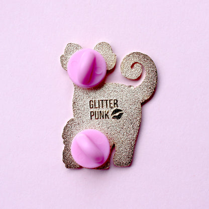 Horned Cat Enamel Pin – Halloween Collection