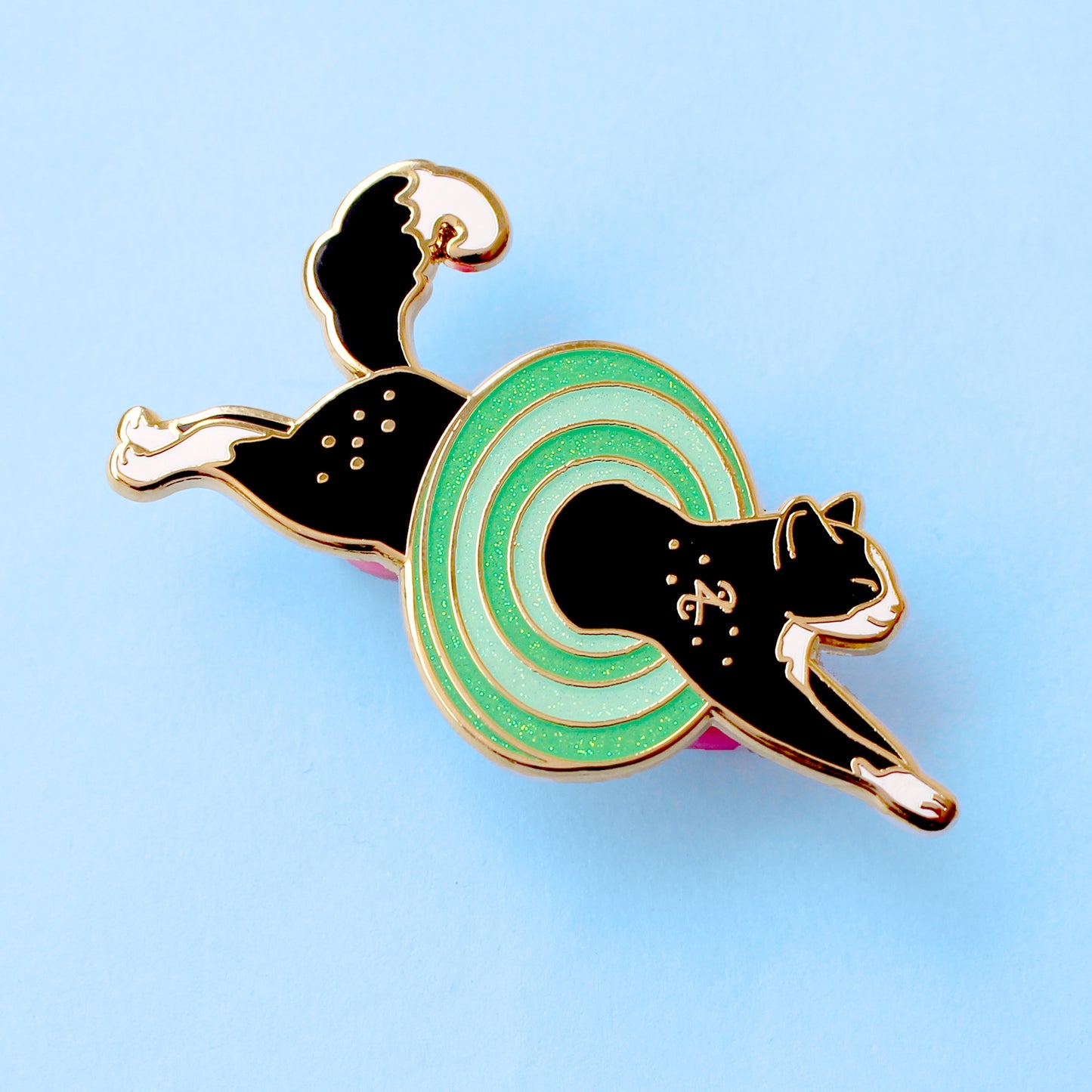 Space Portal Cat Enamel Pin – Cosmic Cats Collection