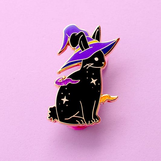 Spooky Halloween Rabbit Enamel Pin – Halloween Collection