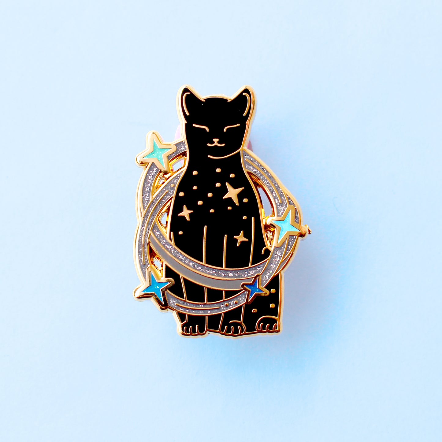 Starburst Cat Enamel Pin – Cosmic Cats Collection