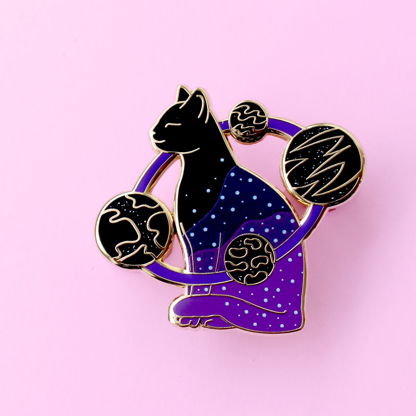 Universe Cat Enamel Pin – Cosmic Cats Collection