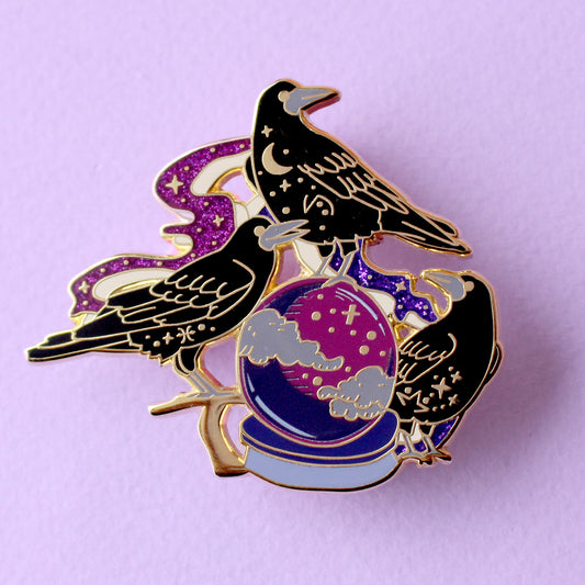 Mystical Rooks Enamel Pin