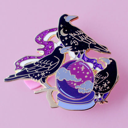 Mystical Rooks Enamel Pin