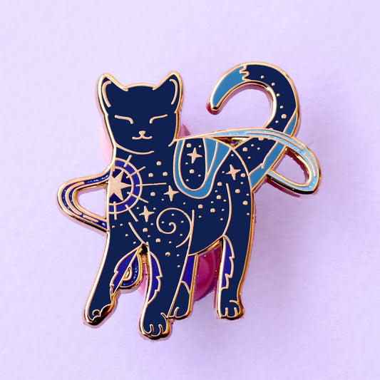 Star Cat Enamel Pin - Climate Cats