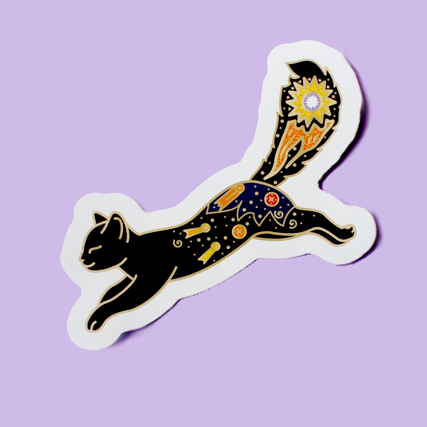 Comet Cat Sticker – Cosmic Cats Collection