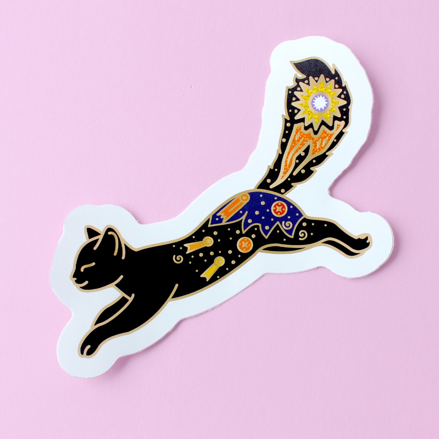 Comet Cat Sticker – Cosmic Cats Collection