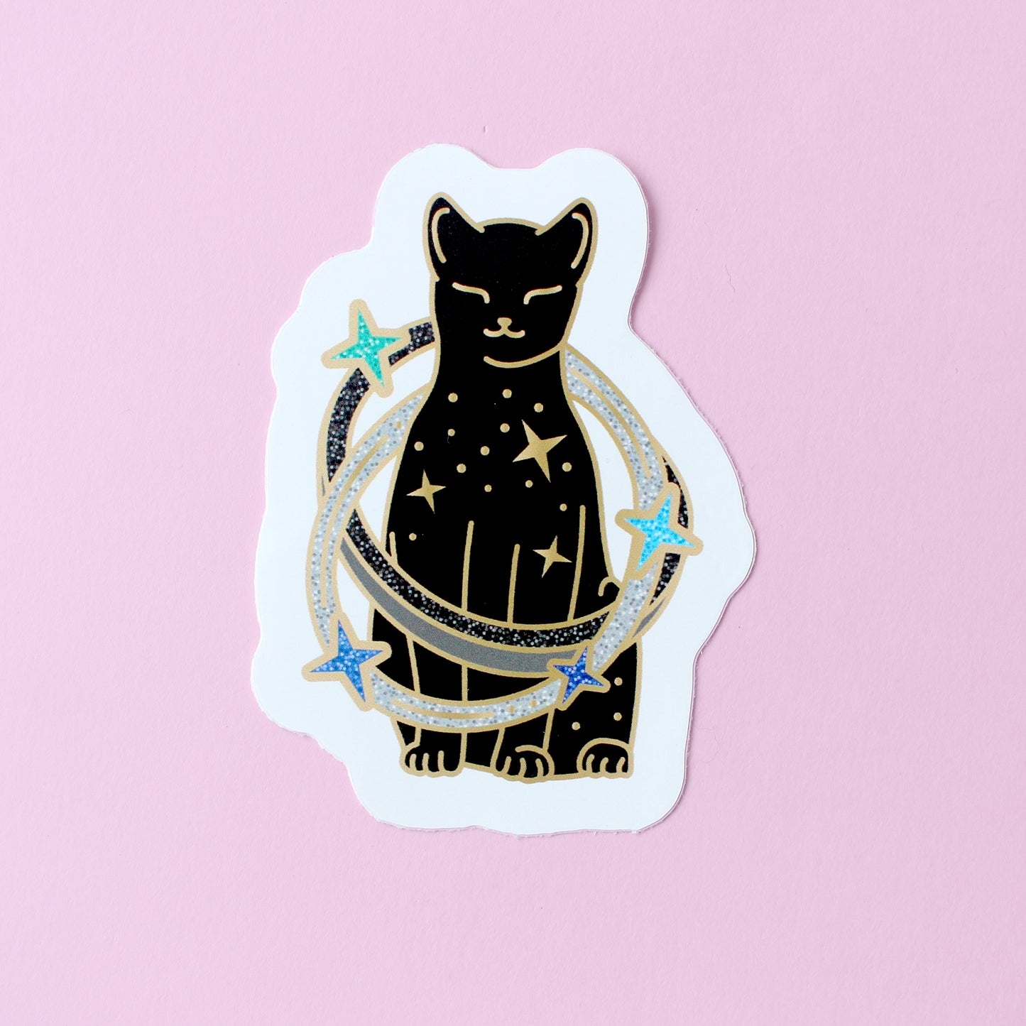 Starburst Cat Sticker – Cosmic Cats Collection