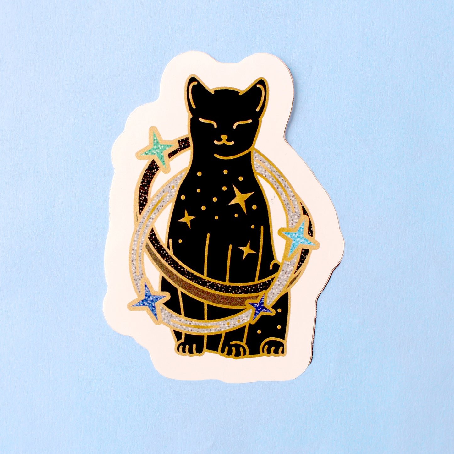 Starburst Cat Sticker – Cosmic Cats Collection