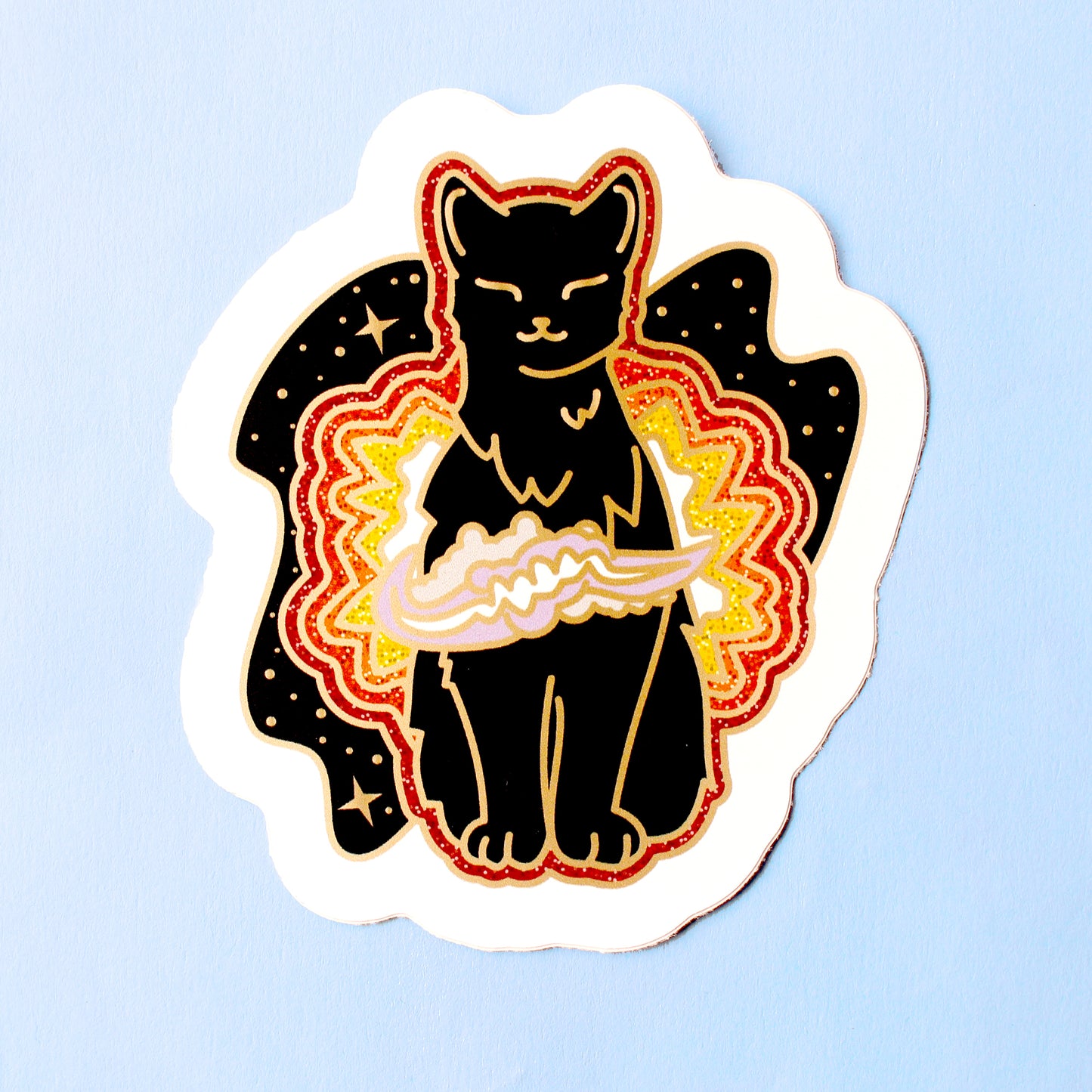 Supernova Cat Sticker – Cosmic Cats Collection