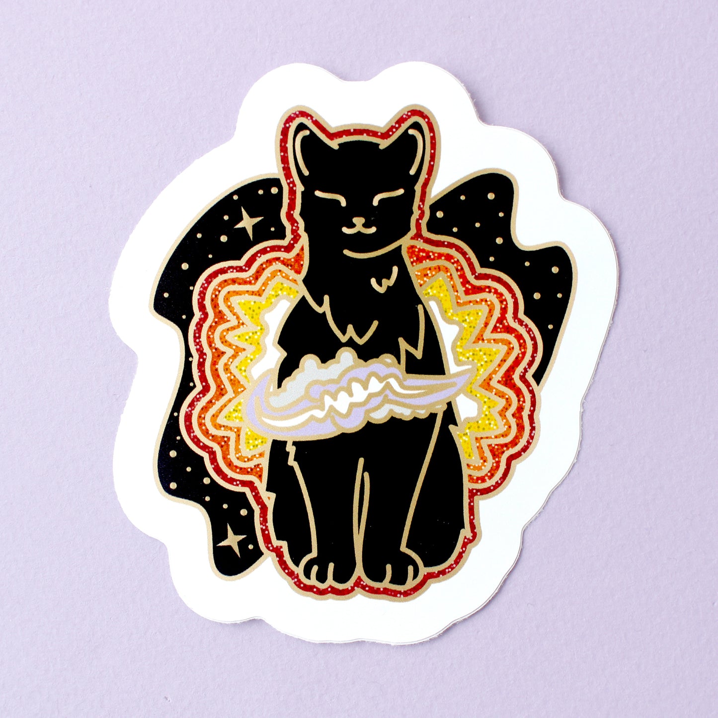 Supernova Cat Sticker – Cosmic Cats Collection