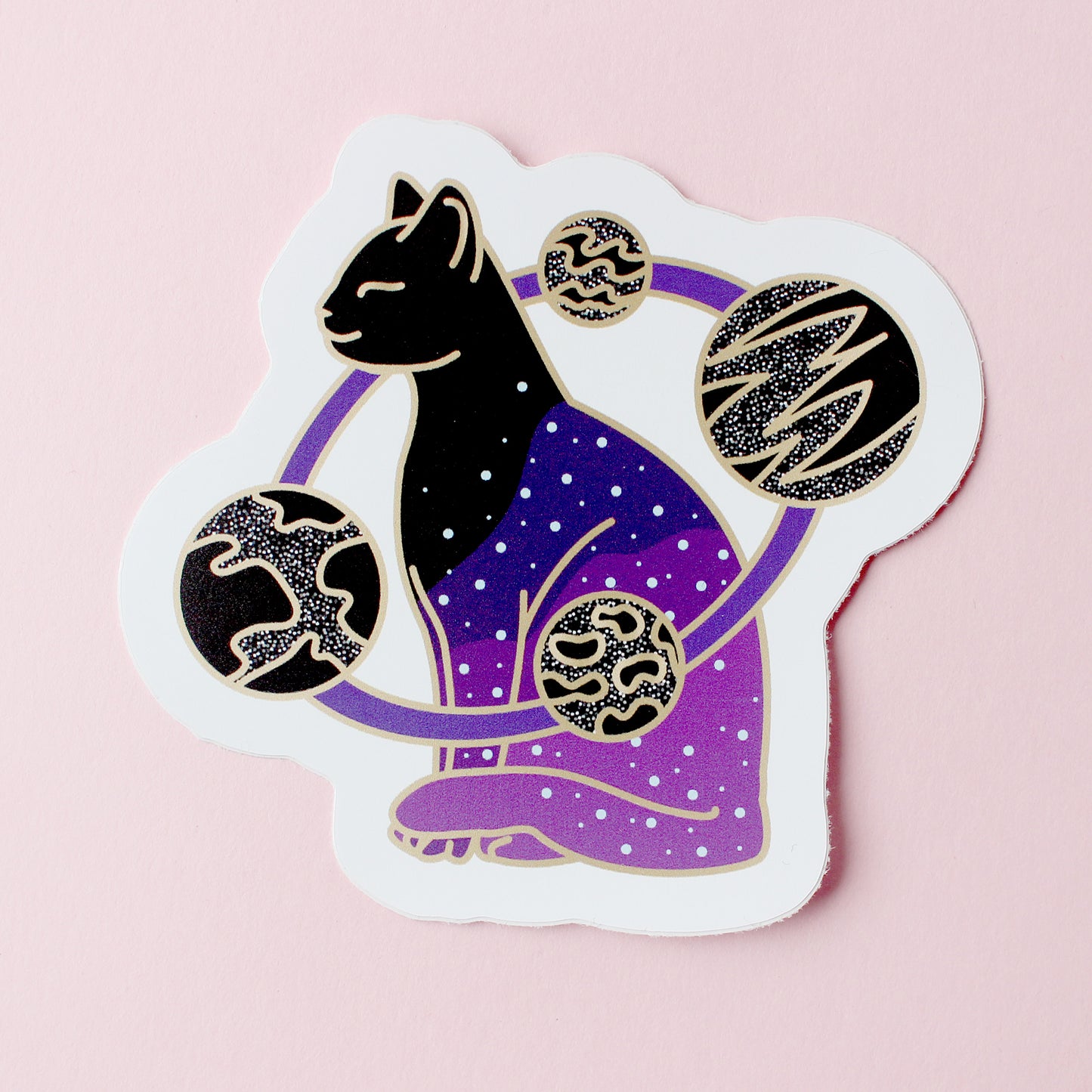 Universe Cat Sticker – Cosmic Cats Collection