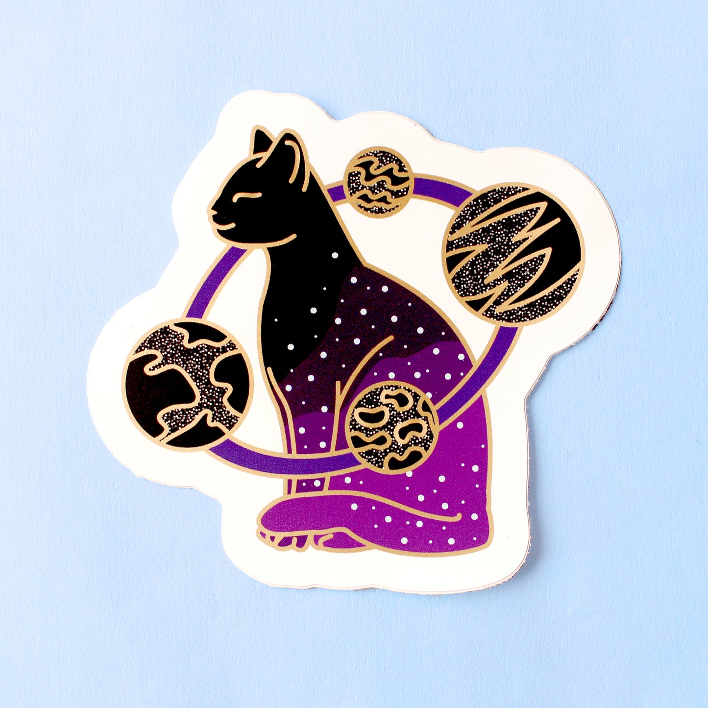 Universe Cat Sticker – Cosmic Cats Collection