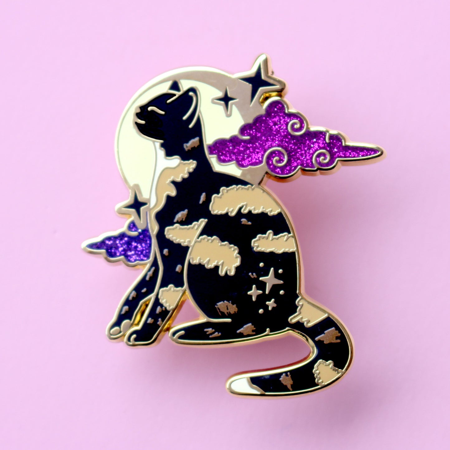 Tortoiseshell Cat Enamel Pin