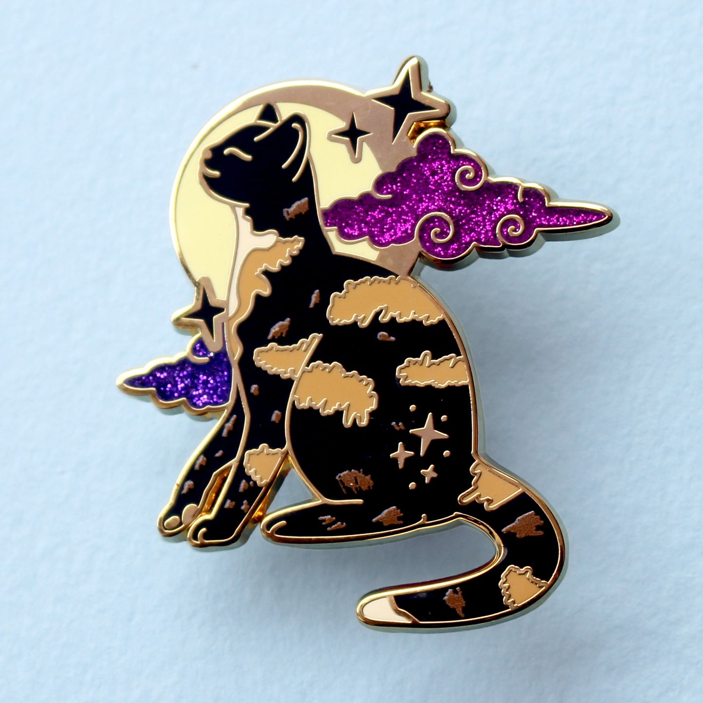 Tortoiseshell Cat Enamel Pin