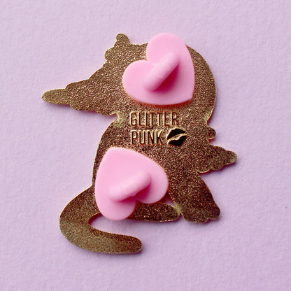 Tortoiseshell Cat Enamel Pin