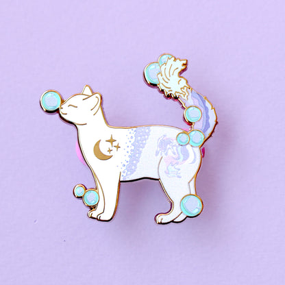 Water Cat Enamel Pin - Climate Cats