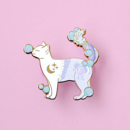 Water Cat Enamel Pin - Climate Cats