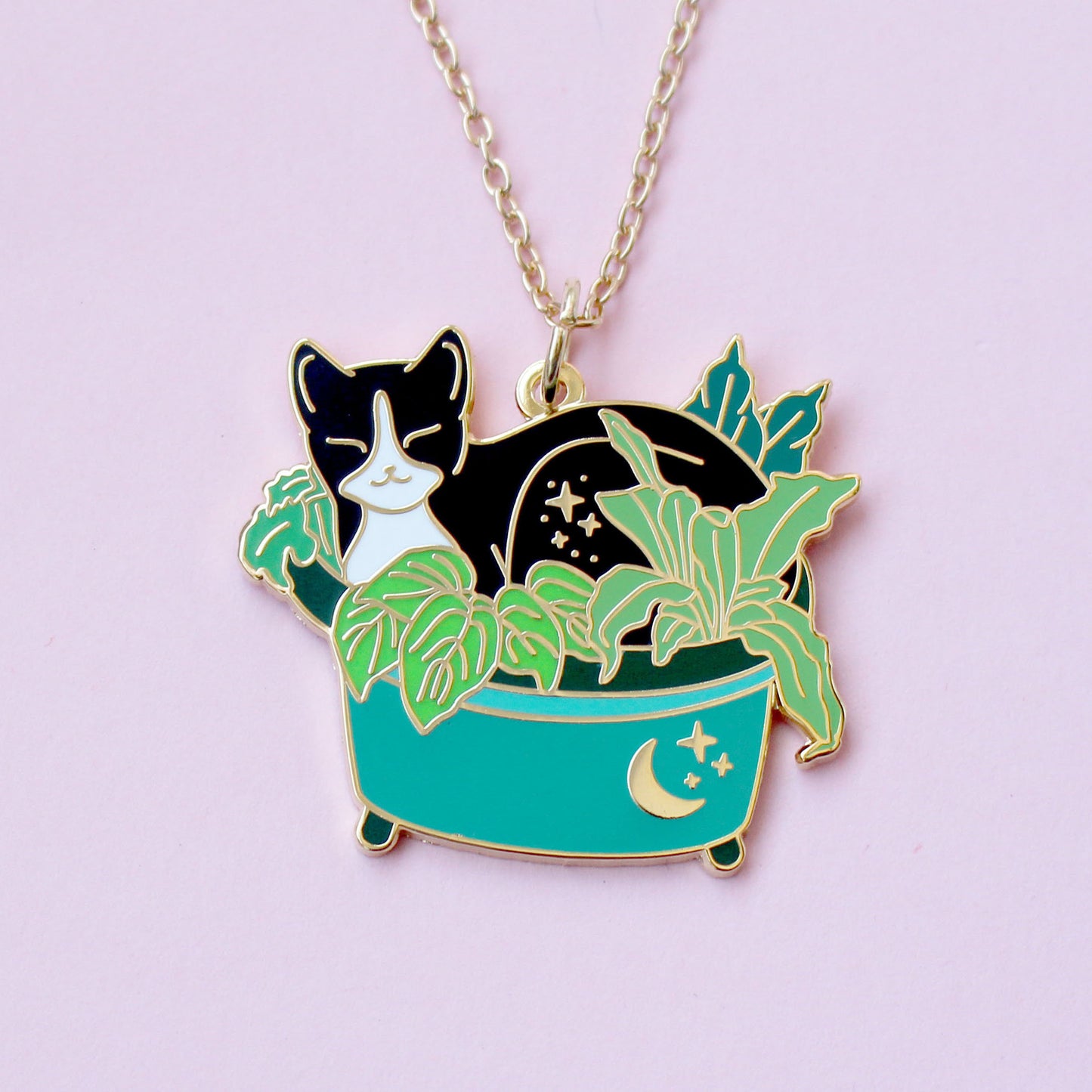 Plant Cat Necklace