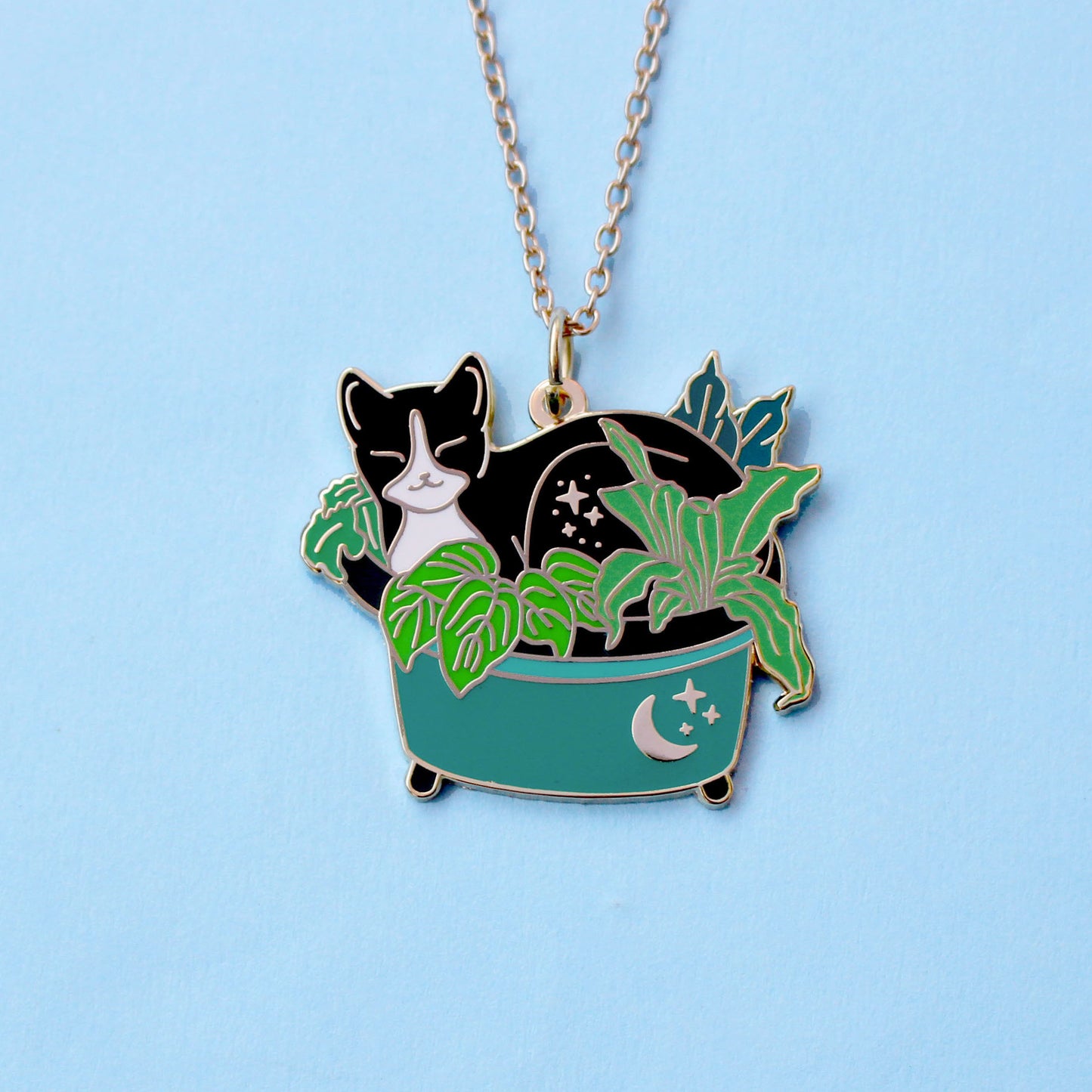 Plant Cat Necklace