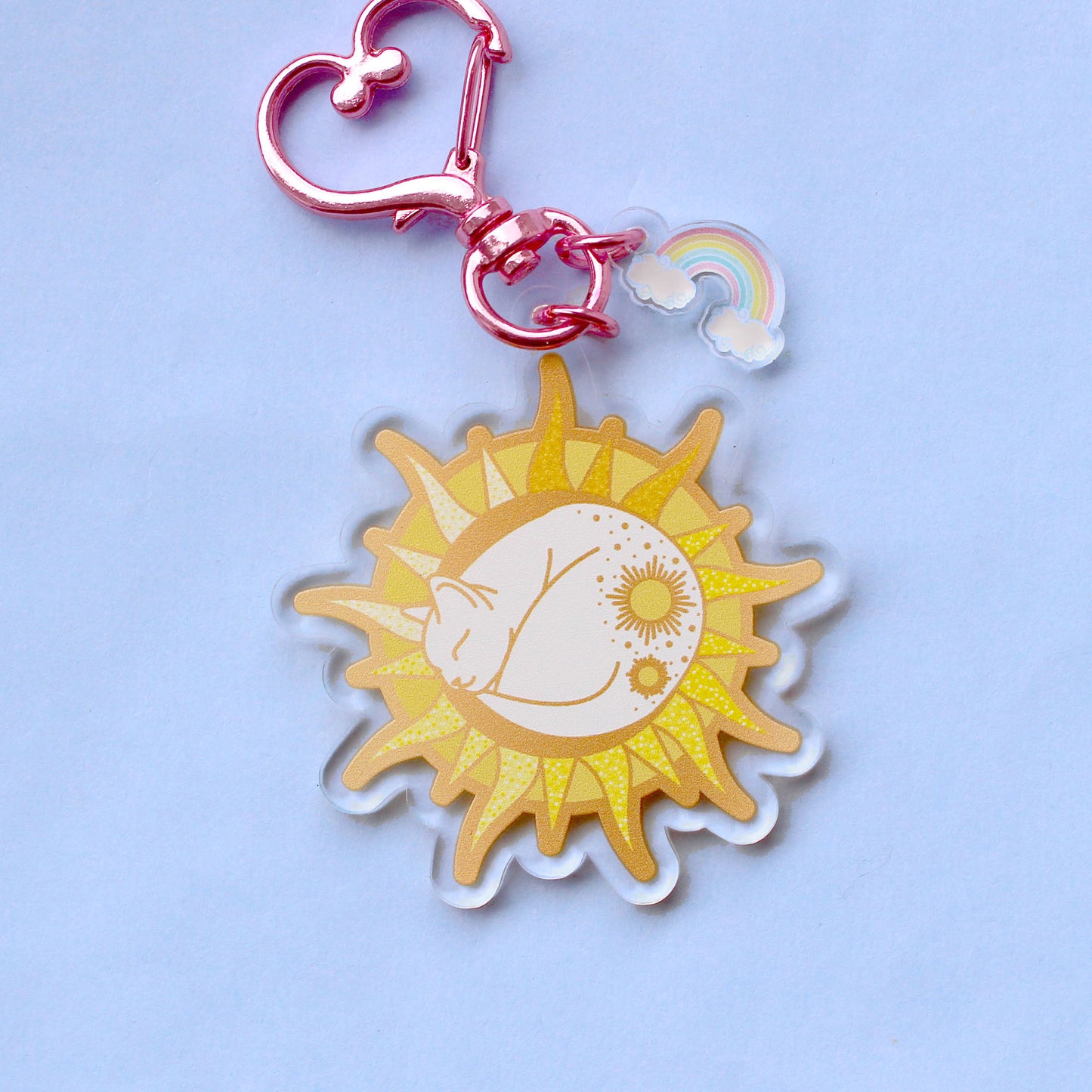 Sun cat Acrylic Key Chain