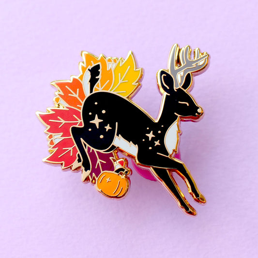 Deer Enamel Pin – Autumn Fall Collection