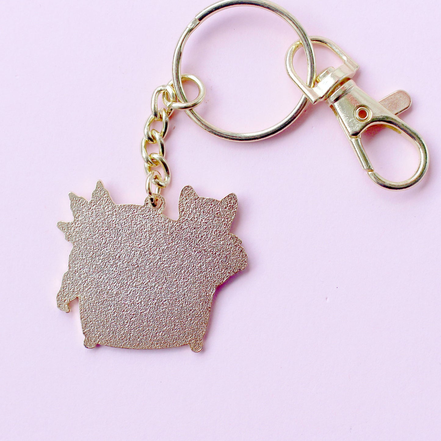 Plant Cat Key Chain