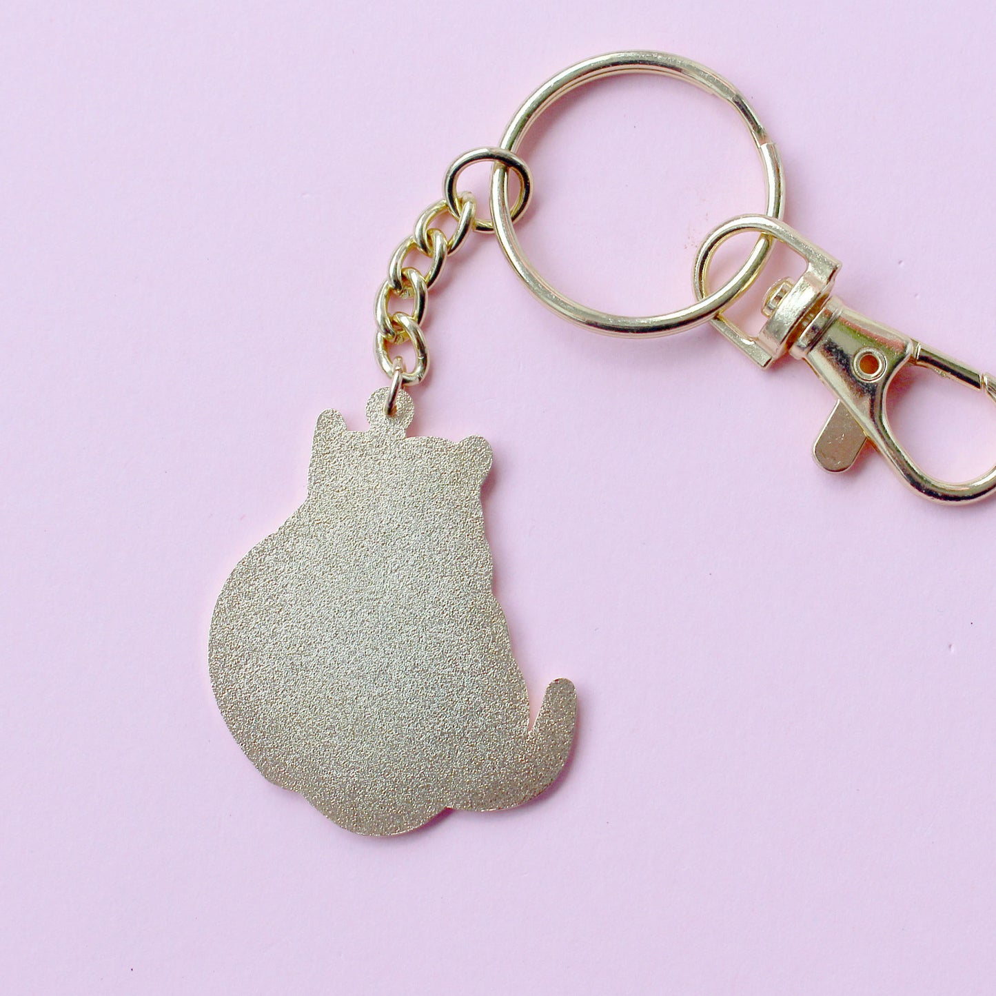 Stargazing Cats Key Chain