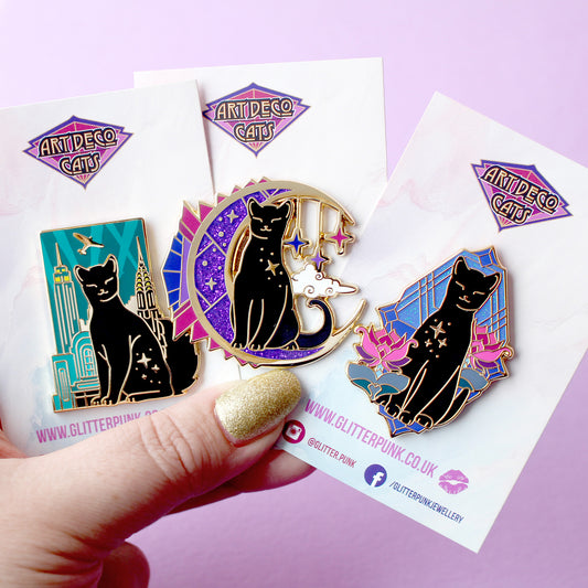 Art Deco Pin Set