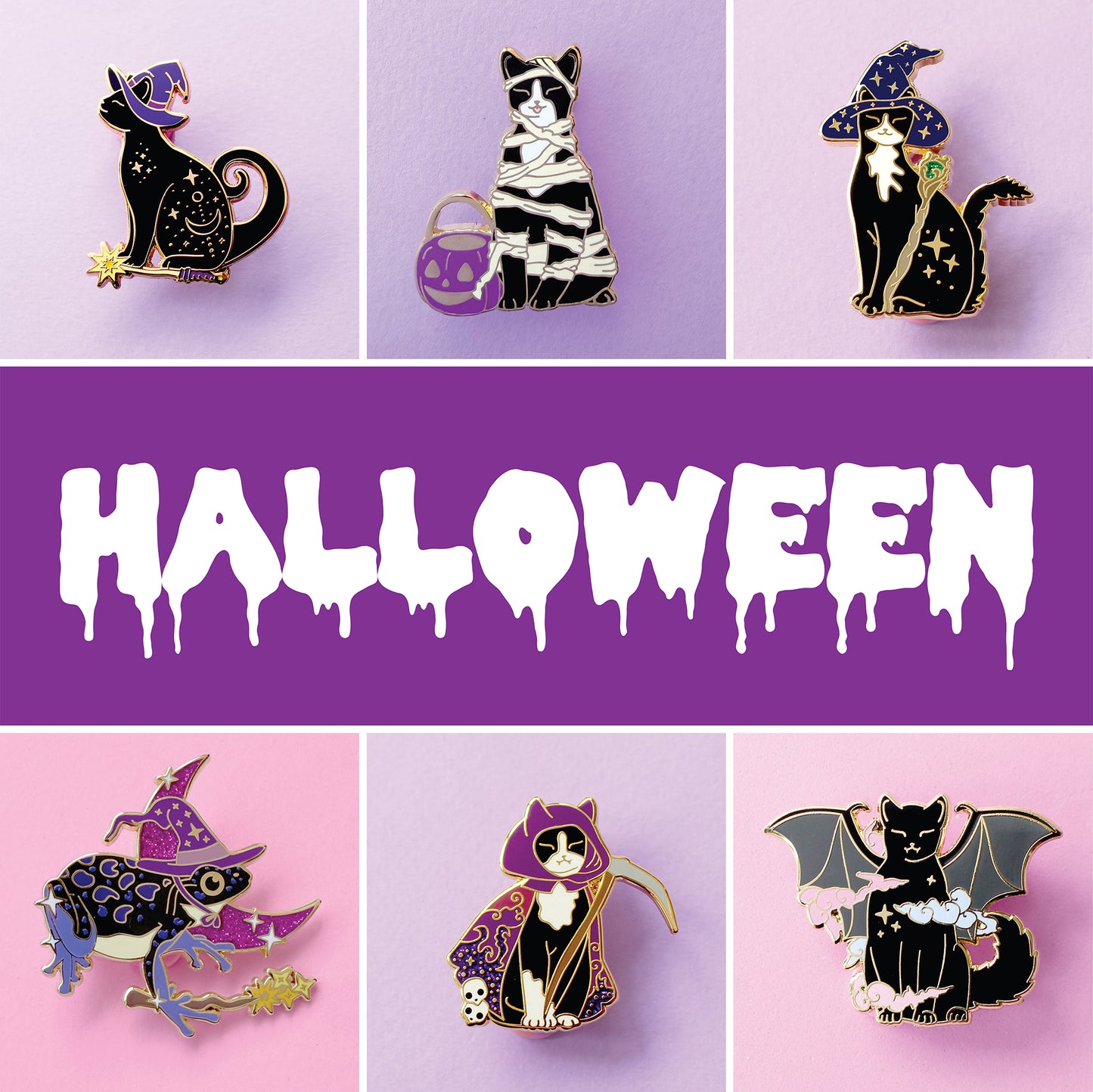 Halloween Pin Set