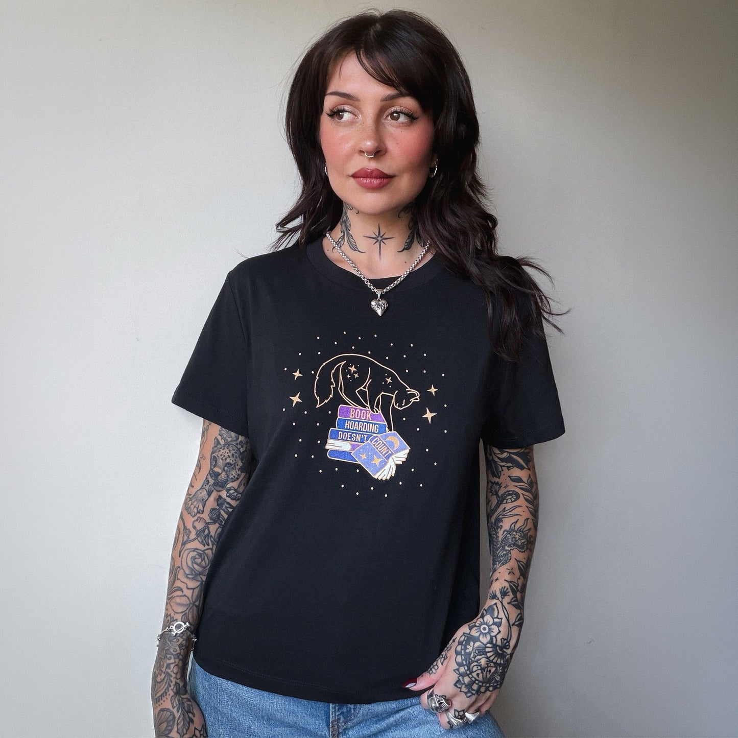 Book Hoarding Doesn't Count T-Shirt