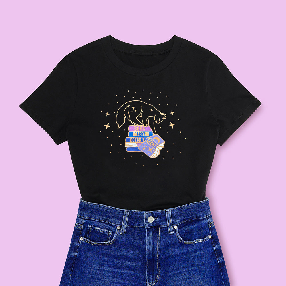 Book Hoarding Doesn't Count T-Shirt