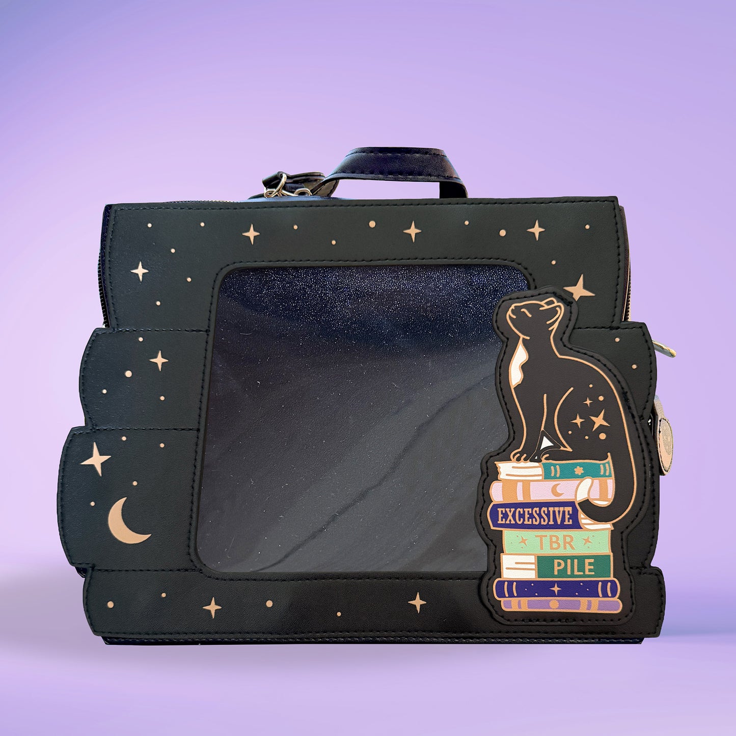 Excessive TBR Pile Cat Vegan Leather ITA Bag