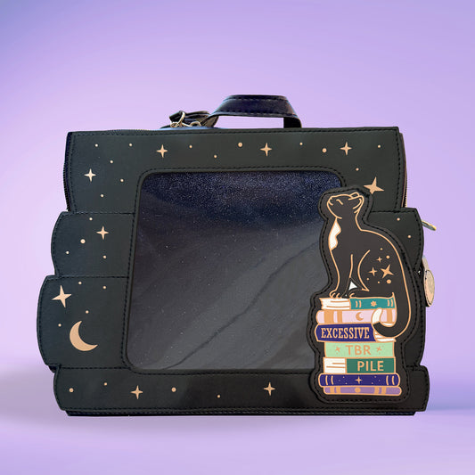 Excessive TBR Pile Cat Vegan Leather ITA Bag