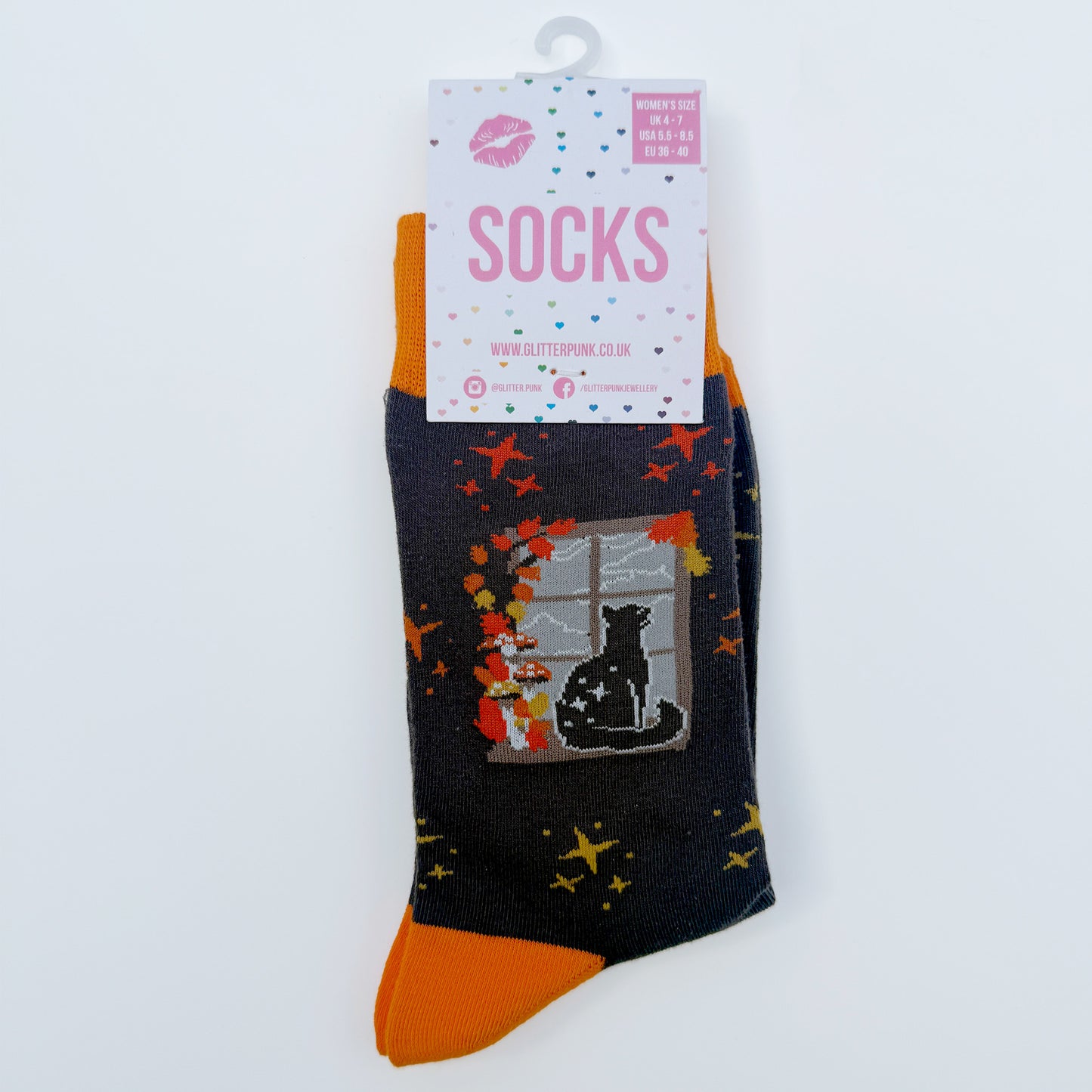 Window Cat Socks